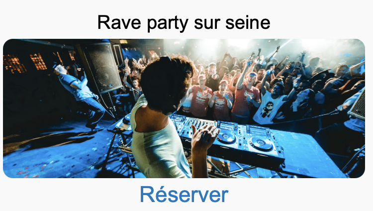 bouton de réservation billetterie