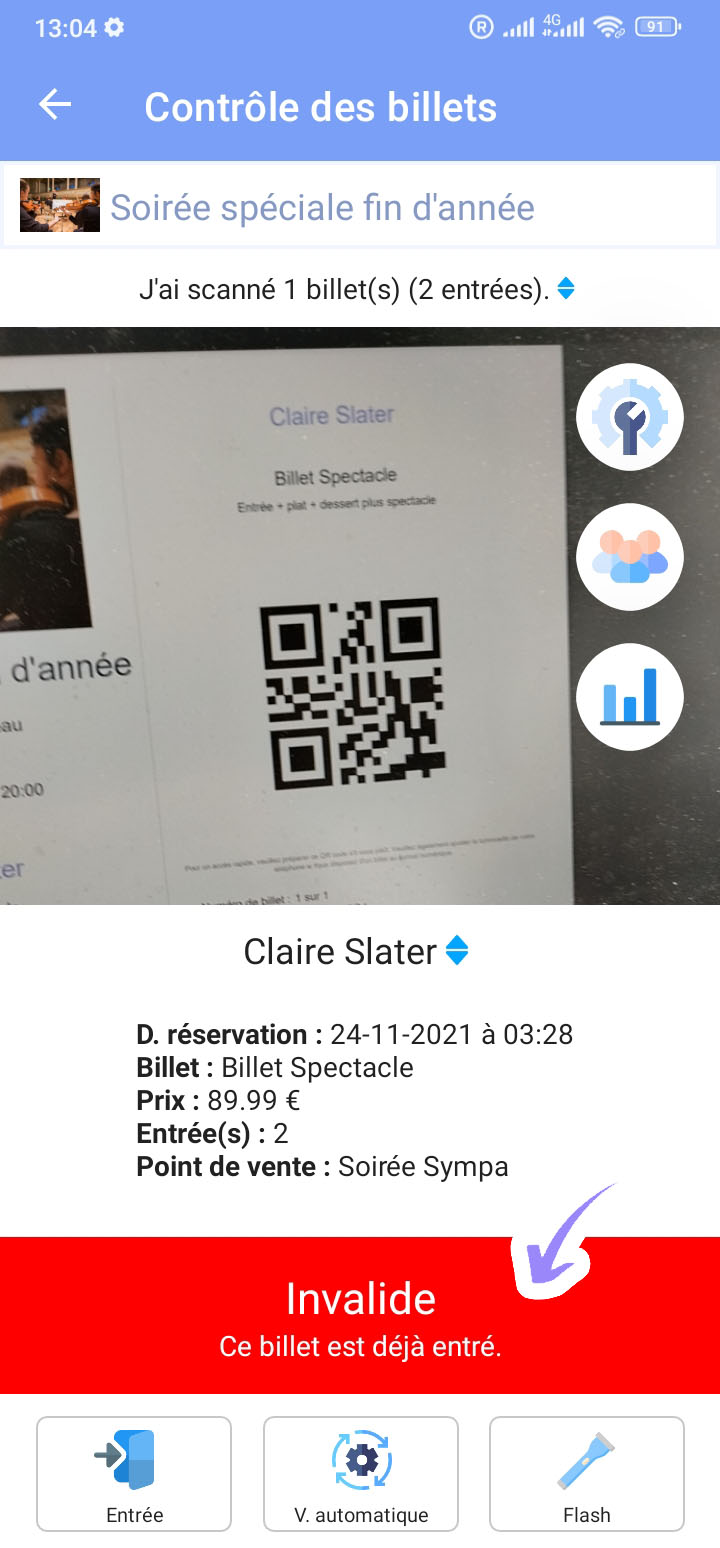 Tutoriel : Billetterie en ligne, comment utiliser le scanner pour contrôler l’accès à un événement