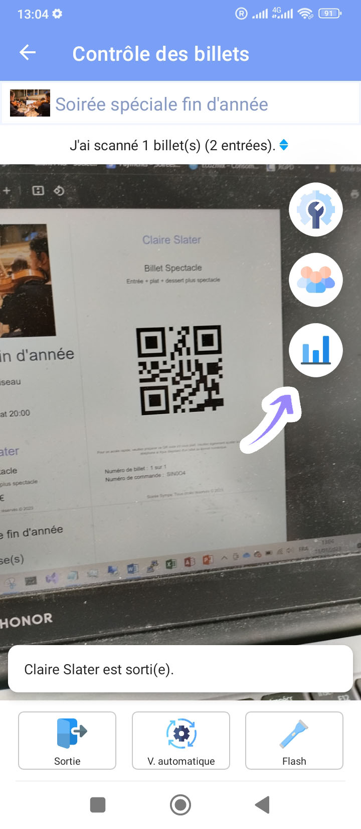 Tutoriel : Billetterie en ligne, comment utiliser le scanner pour contrôler l’accès à un événement